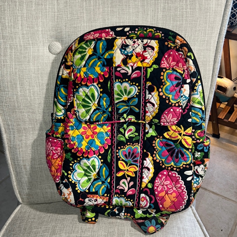 Vera Bradley Disney Parks Retired Midnight With Mickey Backpack